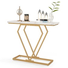 100 cm Gold Console Table