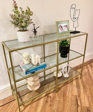 Glass Console Table Modern