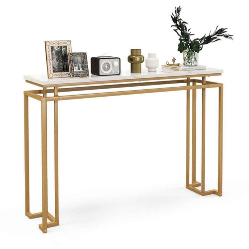 Costway gold console table - costway,