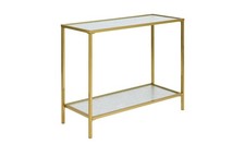 Ezra Console Table Gold Modern