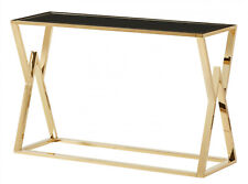 Console Table Gold Finish