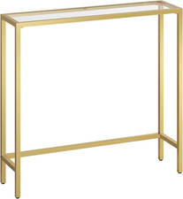 HOOBRO Console Table, Tempered