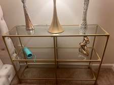 Glass Console Table Modern