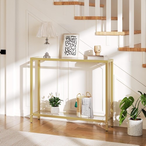 Hoobro gold console table - console,