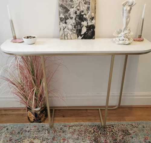 Modern console table white - modern,