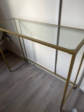 Gold Console Table 
