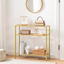 HOOBRO 3-Tier Gold Console