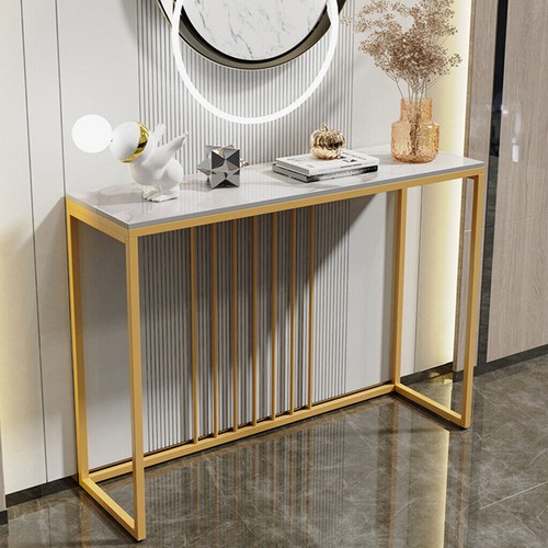 Tall narrow marble console - tall,
