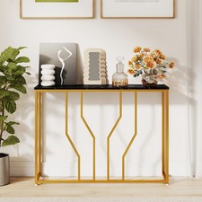 Gold Console Table Modern