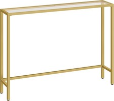 HOOBRO Gold Console Table for