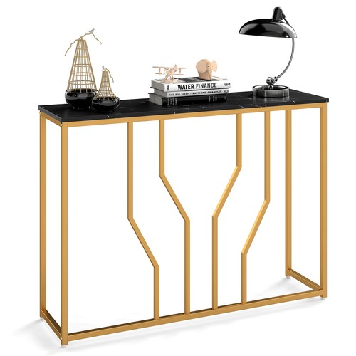 Gold console table modern - console,